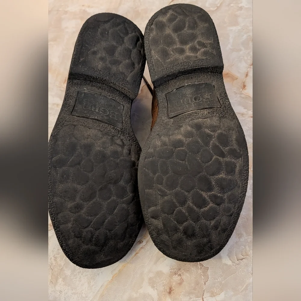 Born Brown Leather Men's Shoes Size 8